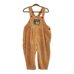 Vintage Overalls Woolworth Corduroy Animal 12-18mo